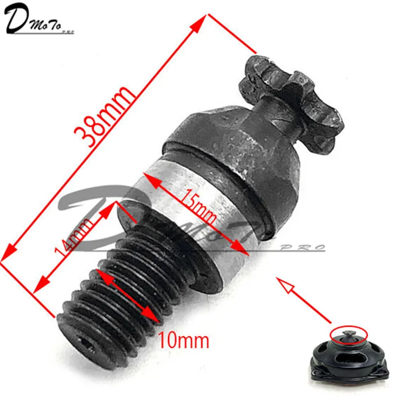 

25H T8F 6T 7 Tooth Clutch Drum Gear Box Front Pinion Chain Sprocket For 2 Stroke 47cc 49cc Pocket Bike Mini Moto Kids ATV Quad