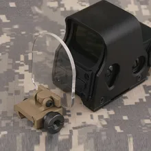 Быстро отсоединить прочный Охота складной защитная крышка объектива прицел объектив протектор гибкий цвет: желтый, белый щит