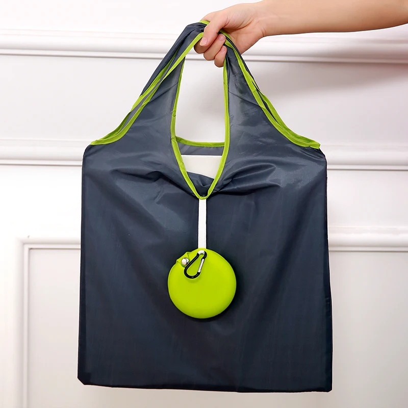 2019 силикагель Творческий пластик вторичной переработки складная сумка для покупок удобный большие сумки для хранения технология мяч