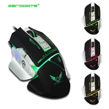 3200DPI Professional Wired font b Gaming b font font b Mouse b font LED Optical Mechanical