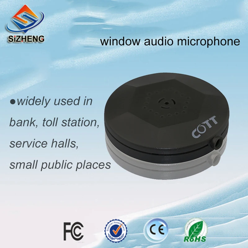 

SIZHENG COTT-C1 5pcs/lot CCTV Audio microphone video surveillance windows voice pick up for security cameras system