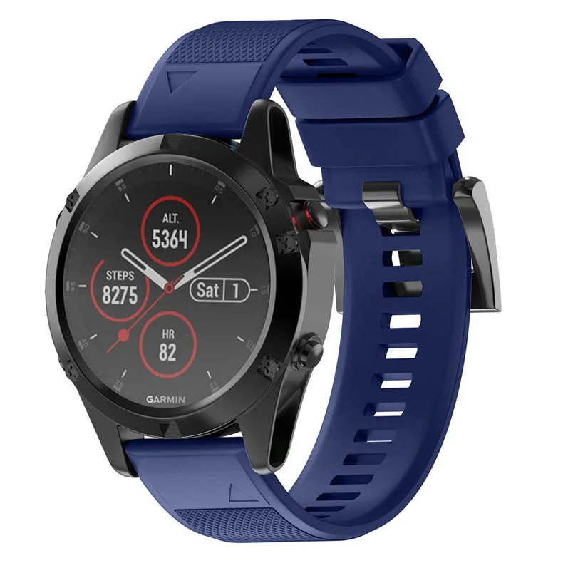 26, 22, 20 мм, ремешок для смарт-часов наручных gps-часов Garmin Fenix 5x, 5, 5S плюс 3 3HR D2 S60 часы, быстросъемный силиконовый легко регулируемый ремешок для наручных часов