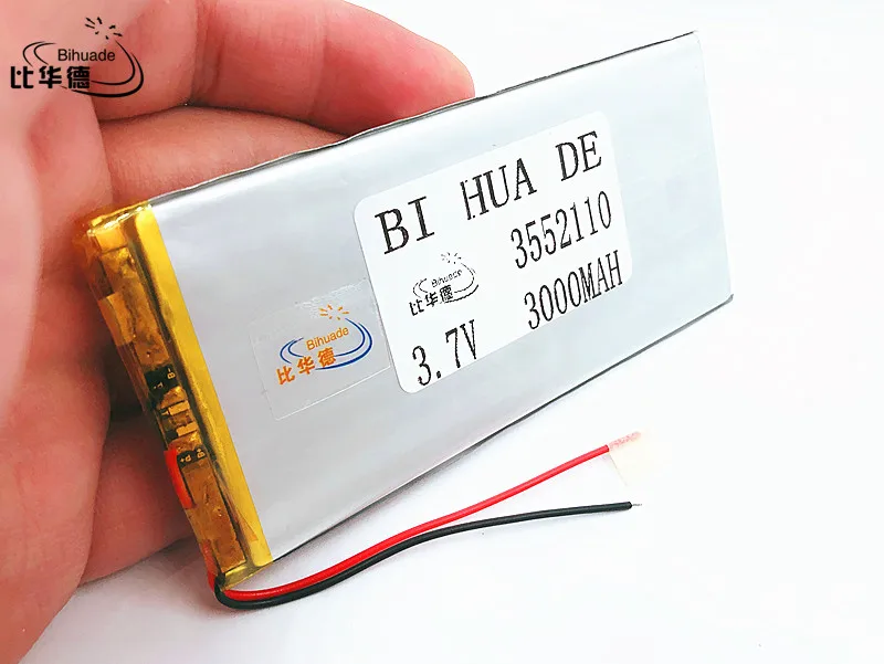 Li-po аккумуляторные батареи 3,7 V 3000 mah литий-полимерный литий-ионный аккумулятор для планшетного компьютера 7 дюймов MP3 MP4 3552110