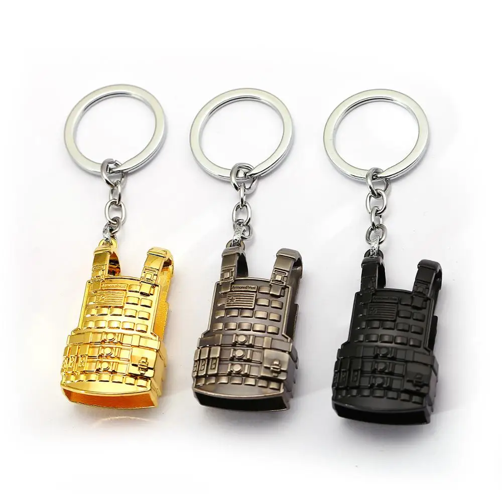 

HSIC Game PUBG Keychain Battle Grounds Mini Backpack Key Ring Playerunknown Battlegrounds Key Holder Open Men Chaveiro llaveros