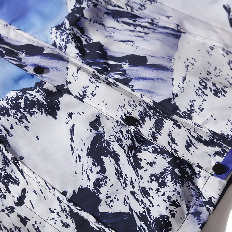 Best Version BogoxFace Women Men Mountain View Women Men Jacket Windbreaker Hiphop Streetwear Men Jacket Waterproof