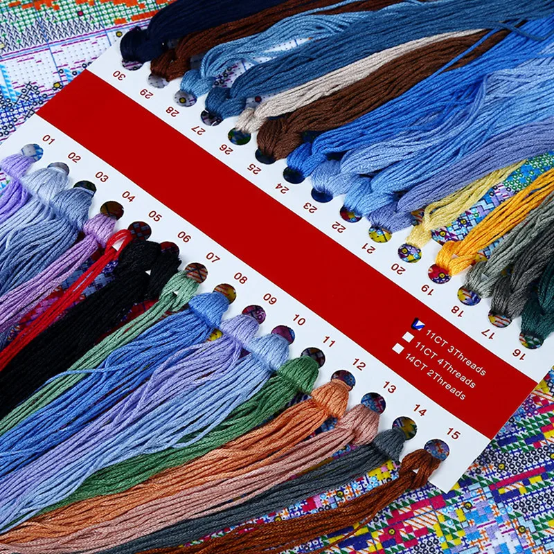 Зимняя лиса китайский Счетный крест наборы узоров для вышивки DIY Набор 11CT напечатанный на холсте домашний декор вышивка крестом