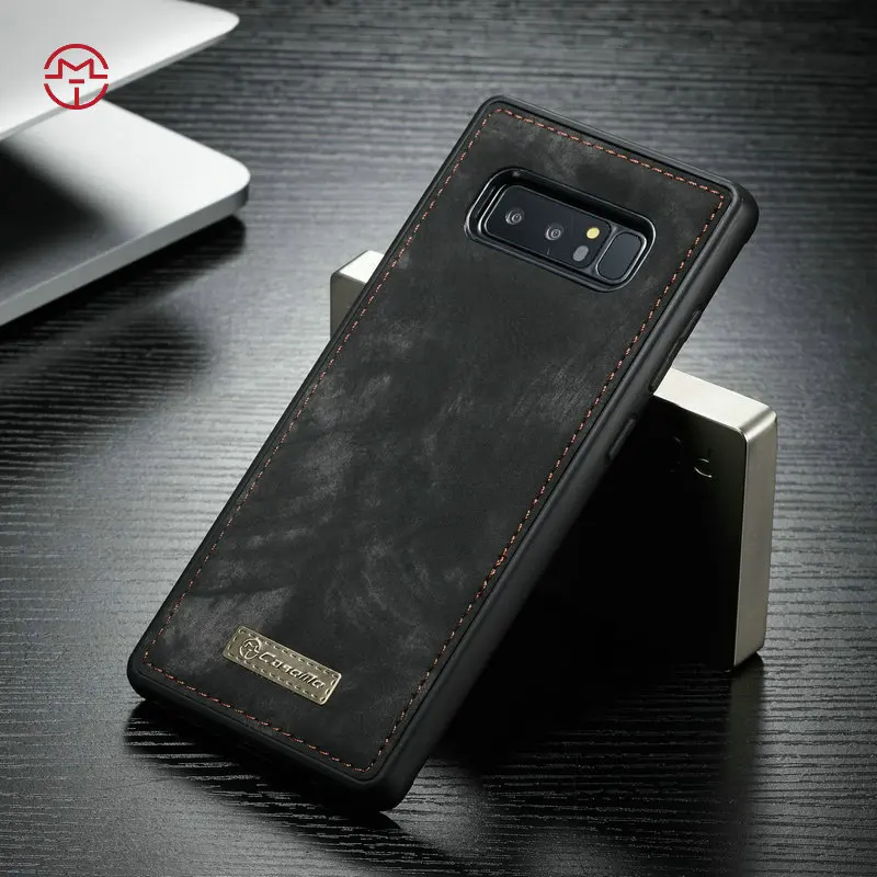 Роскошная кожа caseme чехол для samsung Galaxy Note 10 9 8 S10 S8 S9 плюс A30 A40 A50 A70 бумажник чехол на магните чехол для делового телефона