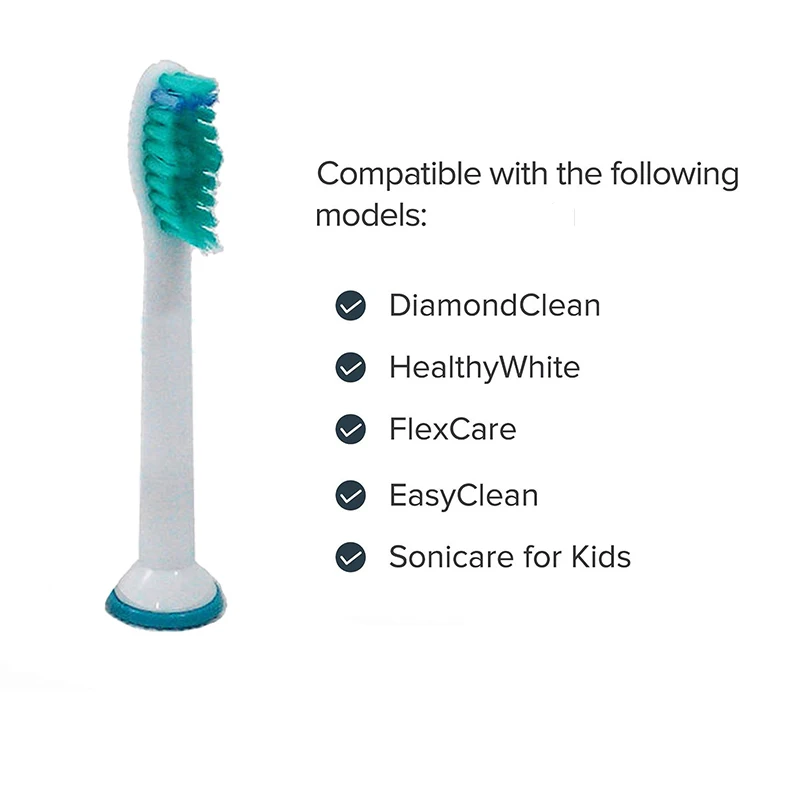 16 шт. насадки для электрической зубной щетки подходят для Philips Sonicare proresyota HX6013 HX6100 HX6150 HX6411 HX6431 HX6500 HX6511