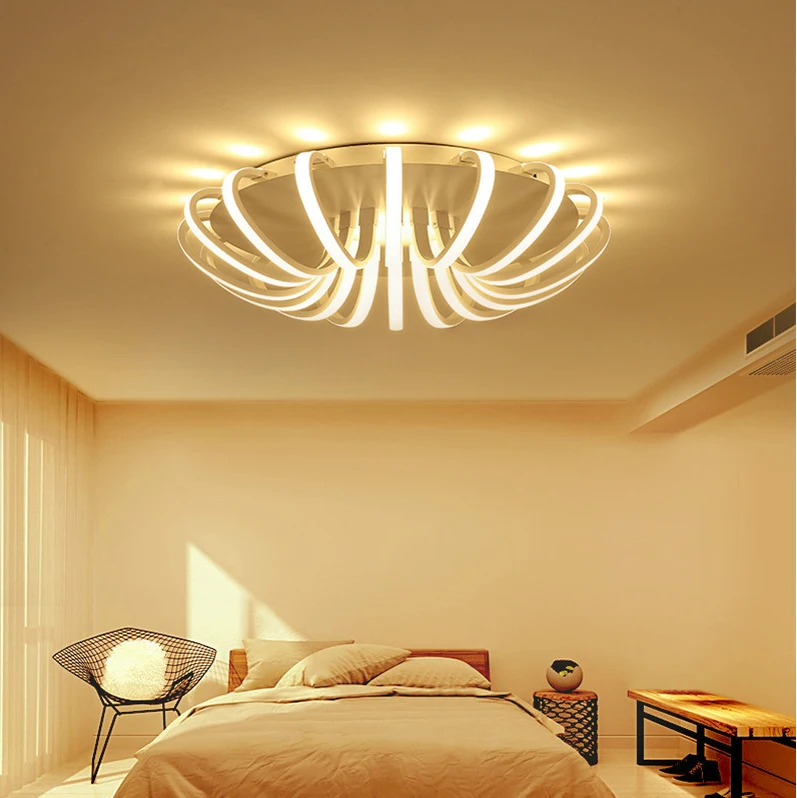 

LED Nordic Iron Acrylic Minimalism LED Lamp.LED Light.Ceiling Lights.LED Ceiling Light.Ceiling Lamp For Foyer Bedroom