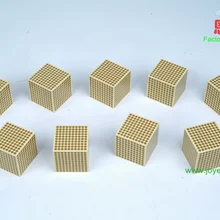 5012 деревянный тысяч куб материалы montessori набор для дома и школы образовательные Развивающие игрушки для детей Детские деревянные игрушки