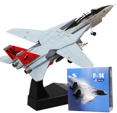 1/100 масштаб F14 F15 сплав литье под давлением США военно-морского флота на основе самолета истребитель игрушки для детей Подарки Новая Розничная коробка - Цвет: F14