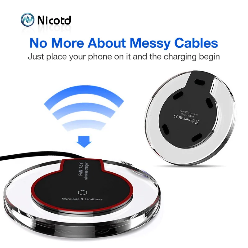 Wireless Charging Dock Fast Charge For Samsung S10 Plus Note 8 Wireless Charger For iPhone XS MAX XR For Huawei Mate 20 pro lite (8)