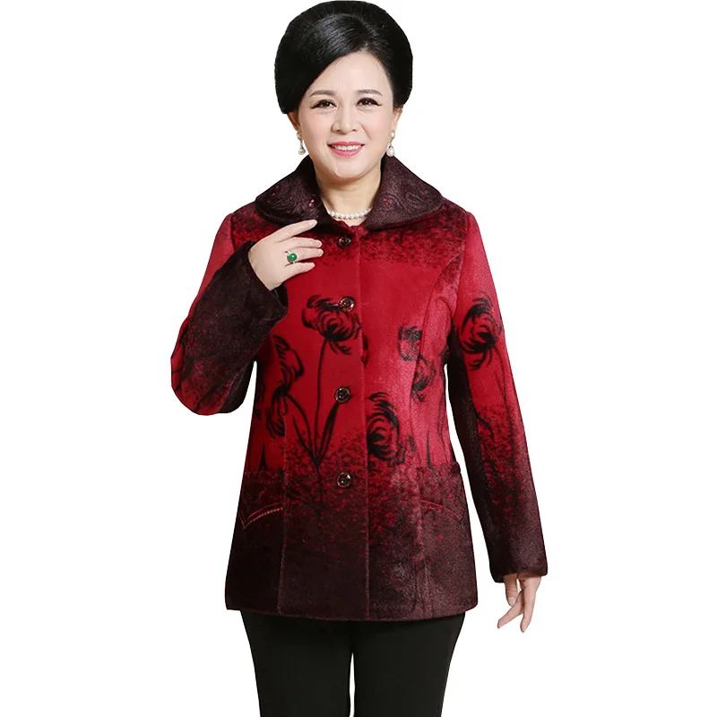 Middle aged mother 2018 Autumn Winter Women's Fleece