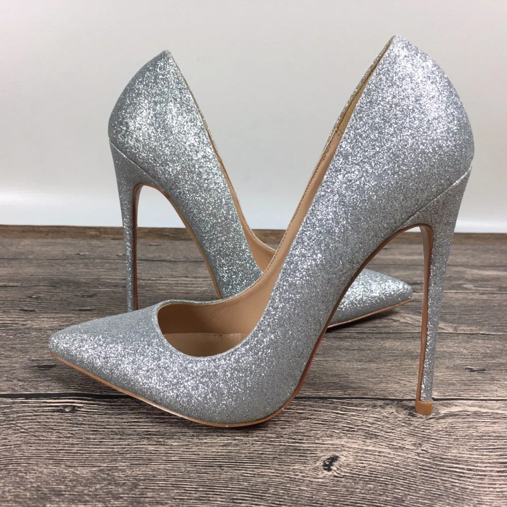 heels with sequins