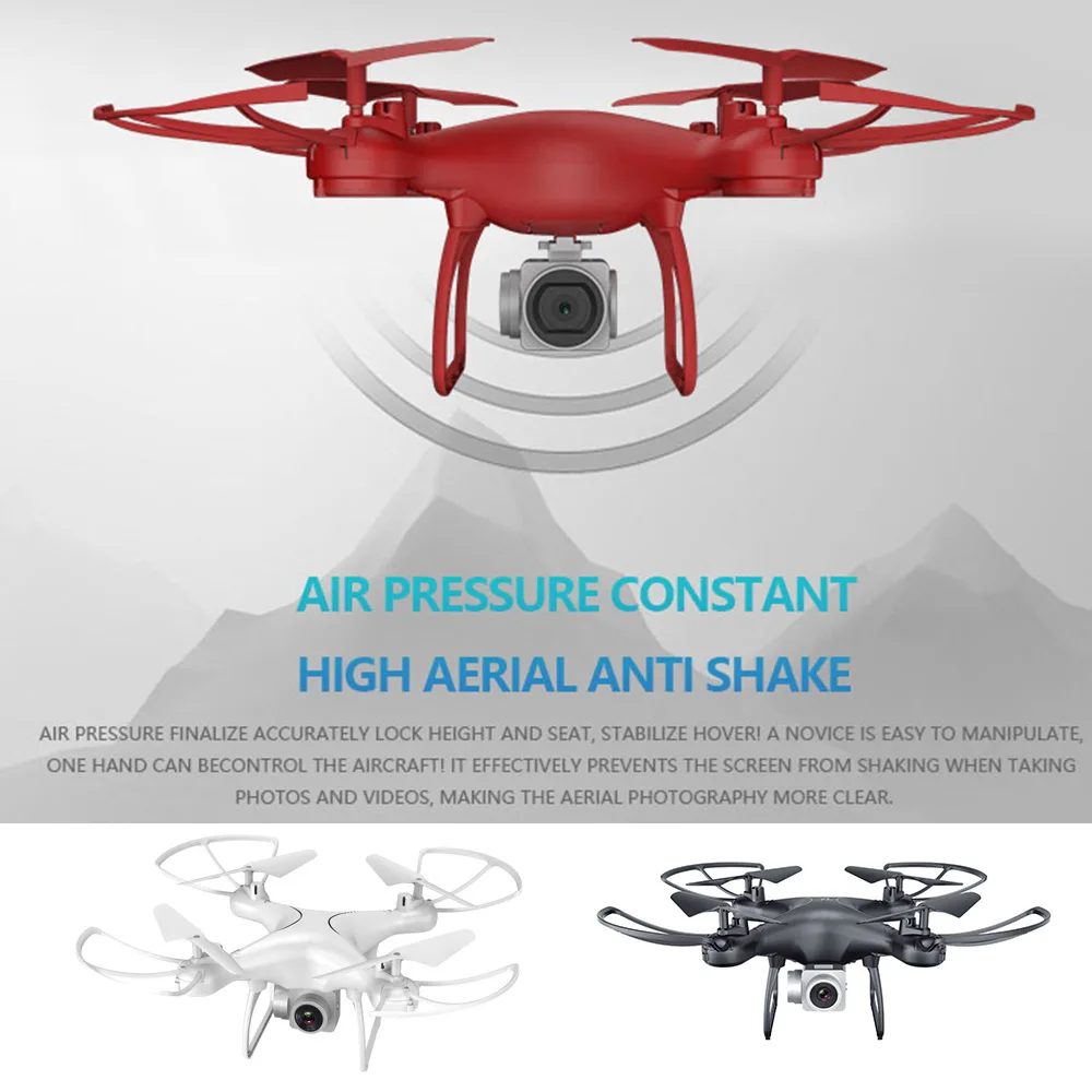 

Aircraft Quadcopter 2.4GHz 4CH 6 Axis Gyro 3D Flips 500MP Rolling Altitude Hold Headless Mode 1080P APP FPV Professional Drone