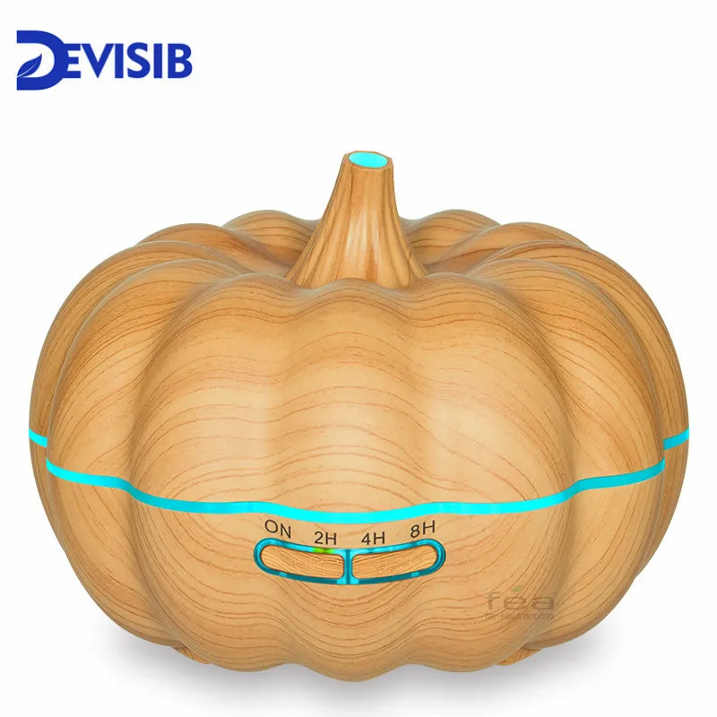 

DEVISIB Essential Oil Diffuser 600ml Ultrasonic Humidifier Aromatherapy Diffuser with Cool Mist & Color Change LED light