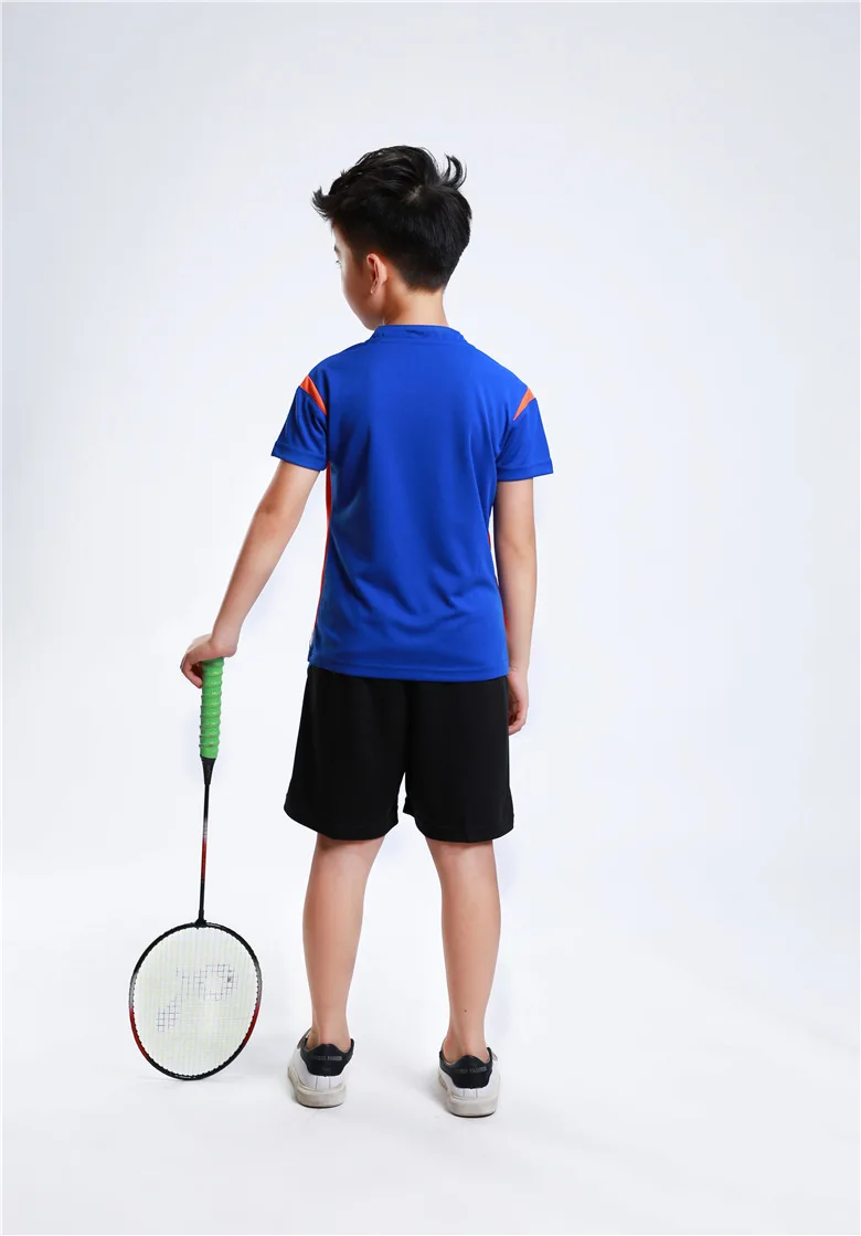 Спортивные часы для мальчика и девочки теннисные трикотажные шорты детская спортивная одежда tenis masculino футболка для настольного тенниса теннисные Бадминтон Спорт наборы футболок