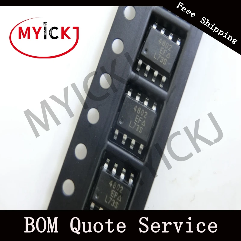 10 шт. SI4802DY микросхема n-канальный 30-V (D-S) MOSFET 8-SOIC 4802