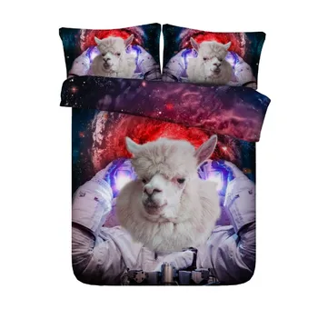 

Comforter Bedding sets 3D Sheep Bedding set Moon Star quilt duvet cover bed sheet sheets Super King queen size full twin 5PCS