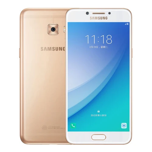 Мобильный телефон samsung Galaxy C5 Pro C5010, 4 Гб ОЗУ, 64 Гб ПЗУ, отпечаток пальца, две sim-карты, 5,2 дюймов, FHD, gps, NFC, 16,0 Мп, камера, 4G, LTE, смартфон - Цвет: Gold