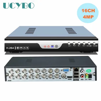 

5 in 1 16CH Home 4MP AHD DVR video recorder combo 16 channel hybrid NVR AHD CVI TVI 960H dvr 3G WIFI extension motion alarm