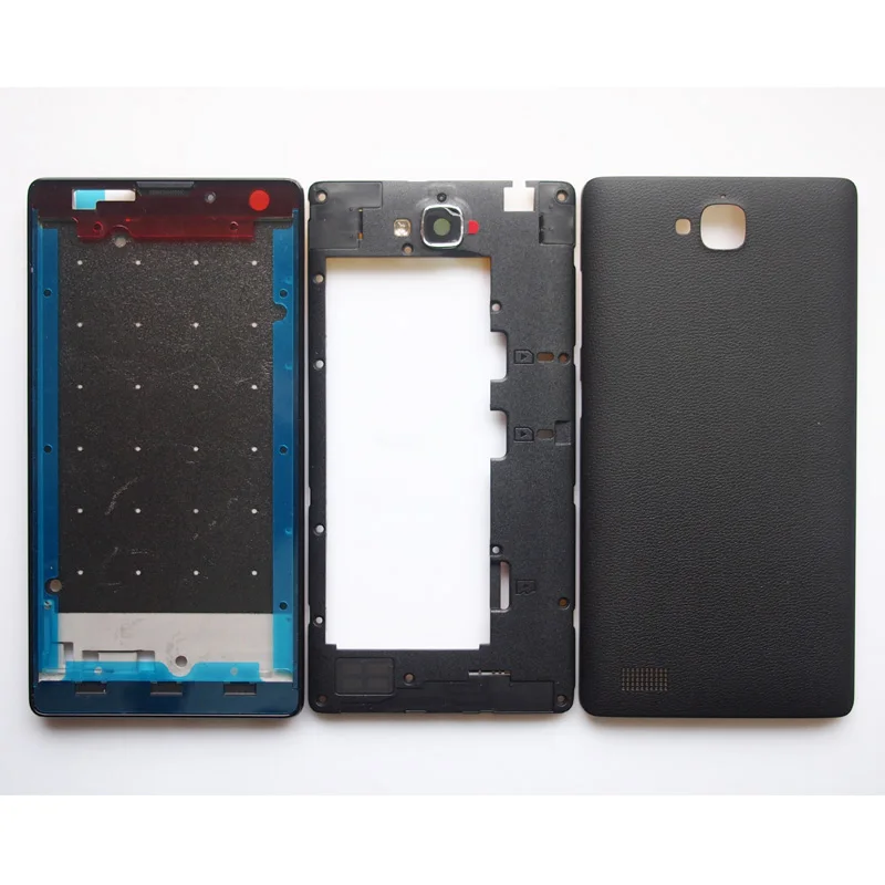 

BaanSam New Front Frame Middle Frame Battery Door Back Cover Housing Case For Huawei Honor 3C With Antenna+Camera Lens