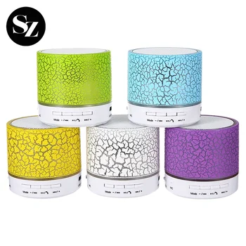 

SUOZUN Portable LED Mini Wireless Bluetooth Speaker LED Night Light TF USB FM Musical Audio Hand-free Loudspeakers For ph