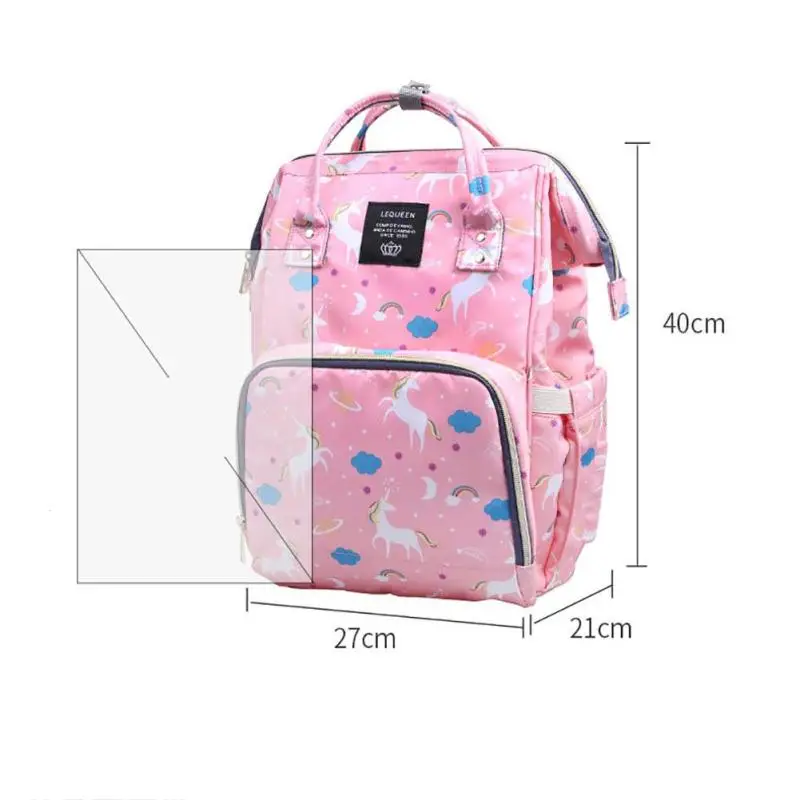 

Maternity Diaper Fashion Multi-function Nappy Bag Large Baby Nursing Bag Travel Backpack Designer Stroller Bag Baby Care Unicorn