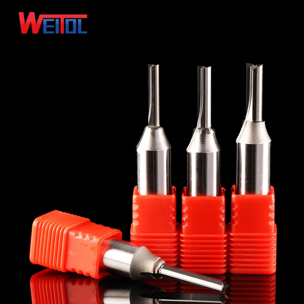 Weitol 1 шт. Вольфрамовая сталь 1/2 дюйма TCT фрезерный станок с прямым хвостовиком