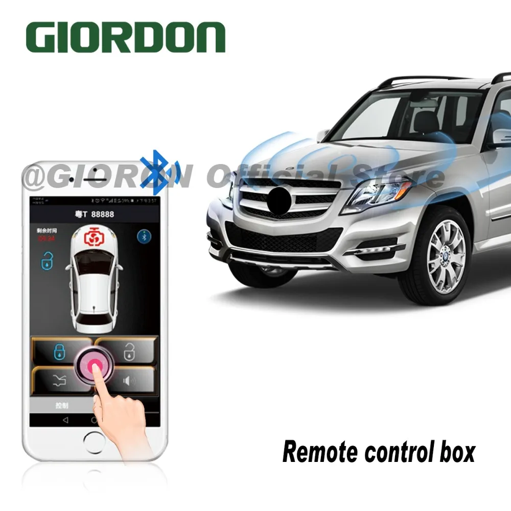 

Mobile phone automatic induction control car (mobile APP selection) mobile phone remote start button easy to start