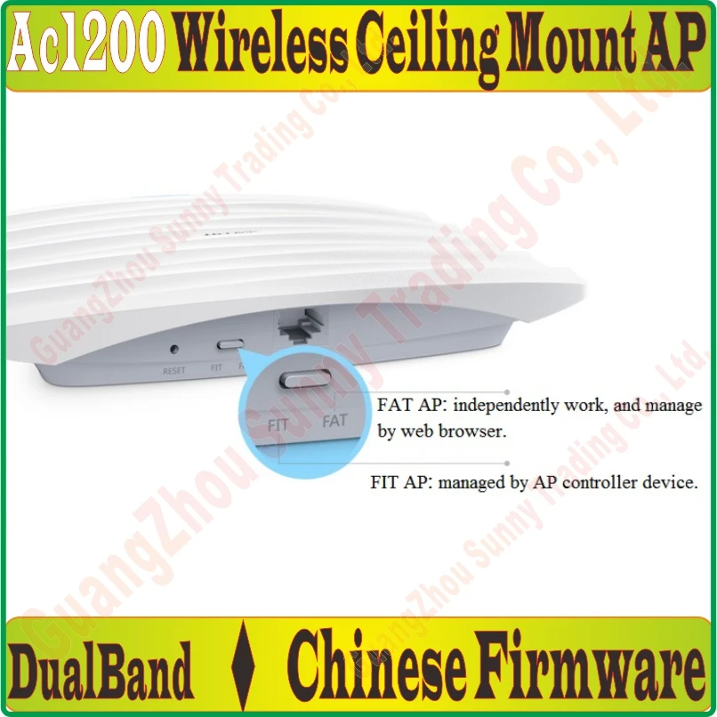 2.4G5G Dual Band Беспроводной Ap 1200 Мбит/с AC1200 внутрений потолочный AP 802.11bgn 11AC Wi-Fi точка доступа, POE Питание 1000 м RJ45 Порты и разъёмы