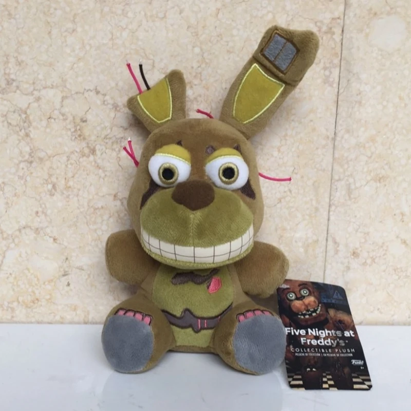 Новый FNAF Five Nights At Freddy's Springtrap BUNNY 6 &quotПлюшевые игрушки куклы подарки на день