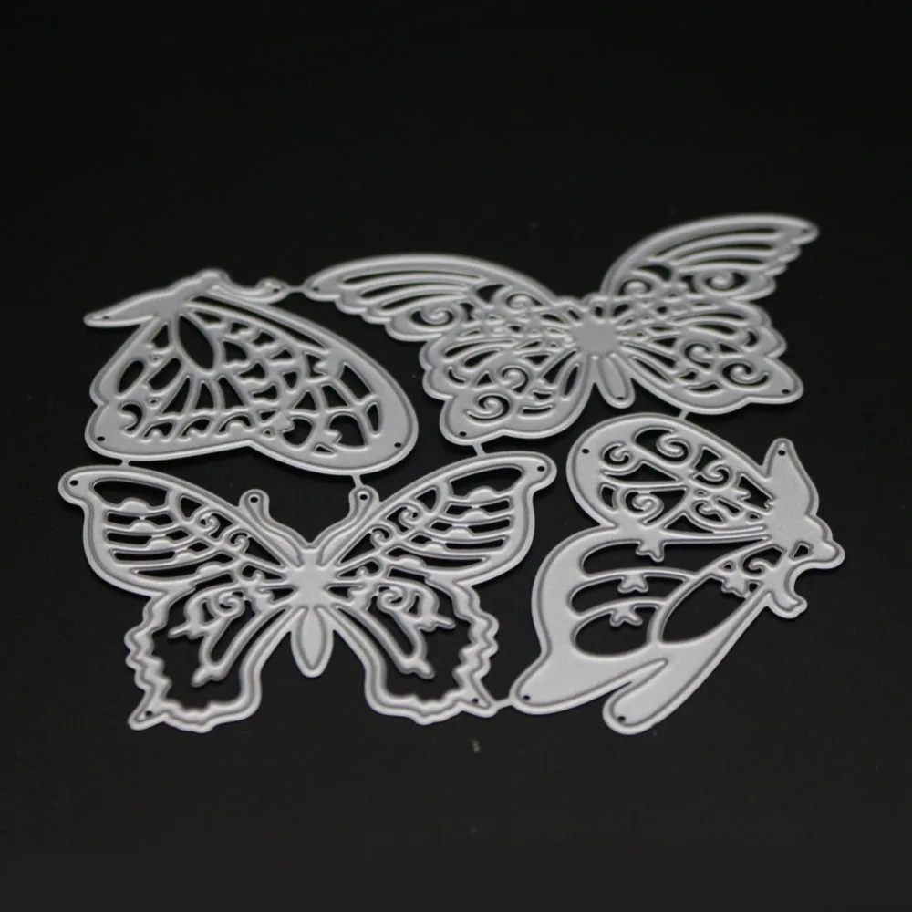 

Birthday Butterfly Metal Cutting Dies For DIY Scrapbooking Card Making Album Stencil Embossing Clear Stamps And Dies Sets 2019