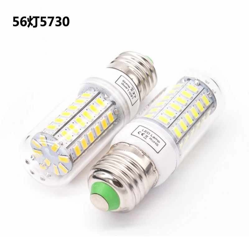 1 шт E27 GU10 светодиодный лампы SMD 5730 110 V 240 V Кукуруза лампы 24 36 48 56 69 72 светодиодная люстра Светодиодный светильник для дома ампулы