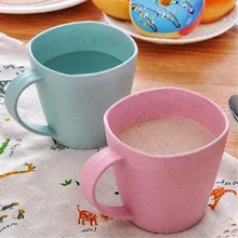 Чашка для зубных щеток, не горячий набор для ванной, зубная щетка, удобная на ощупь, Пшеничная солома, питьевая чашка кружка для мытья полоскания 9,5*6,5*8,5 см