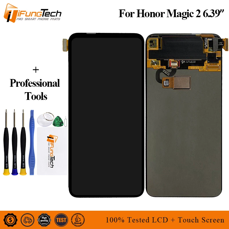 

2340x1080 6.39" LCD For Huawei Honor Magic 2 LCD Display Touch Screen Digitizer Assembly for HUAWEI honor magic 2 LCD with Frame