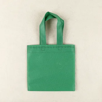 

80PCS / LOT Reusable Shopper Bag Nonwoven Women Handbags Non woven Environmental Cute Small Tote Bag