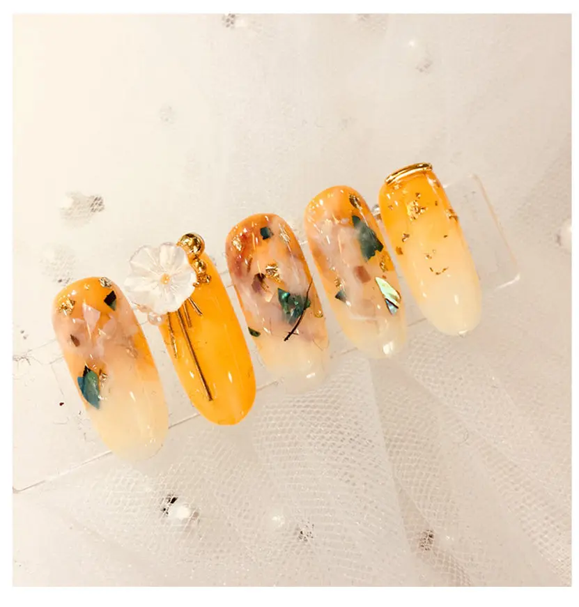 Высший уровень 50 шт жемчужные цветочные украшения для ногтей в японском стиле Маленькие лепестки ромашки жемчужины для дизайна ногтей Шарм