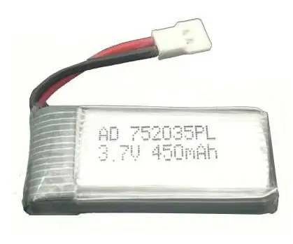 

Free ship 752035 3.7v 450mah 20C high rate polymer lithium ion battery li-po for aircraft drone RC plane