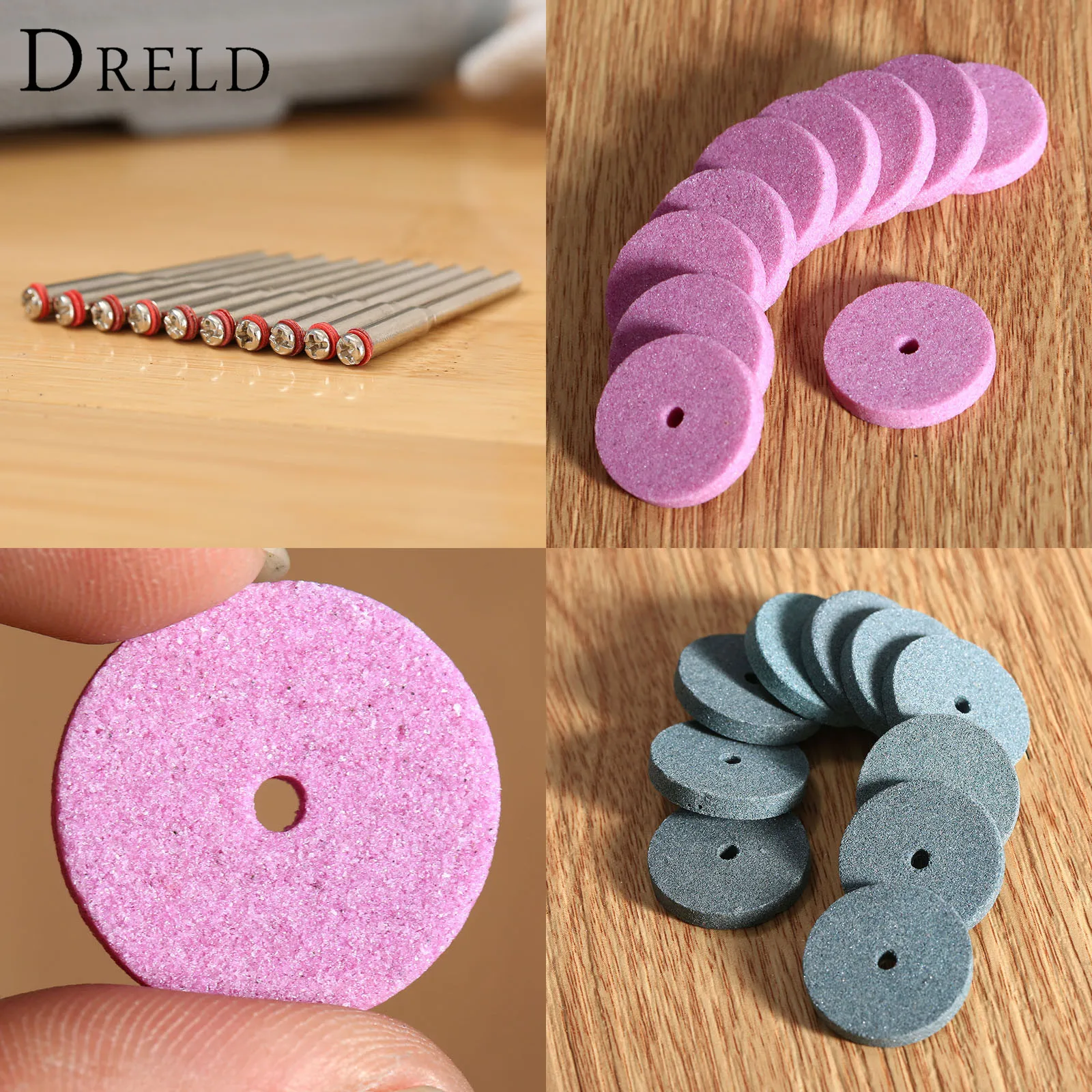 Buy 20Pcs Dremel Accessories 20mm Mini Drill Grinding Wheel Buffing