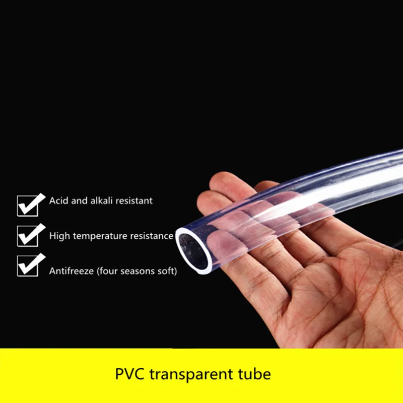 مقاومة للتآكل البلاستيك خرطوم PVC شفافة أنبوب المنزلية السباكة الديزل الأفقي أنبوب 2/4/5/6/ 25 ملليمتر أنابيب