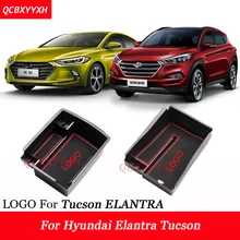 Car Styling For Hyundai Elantra Tucson LHD Car Center Console Armrest Storage Box Covers font b