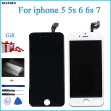 Ovsnovo AAA+++ Quality For iPhone 5 5s 6 6s 7 LCD Display Touch Screen Assembly 100% Brand New tempered glass+Tools Ovsnovo AAA+++ Quality For iPhone 5 5s 6 6s 7 LCD Display Touch Screen Assembly 100% Brand New tempered glass+Tools