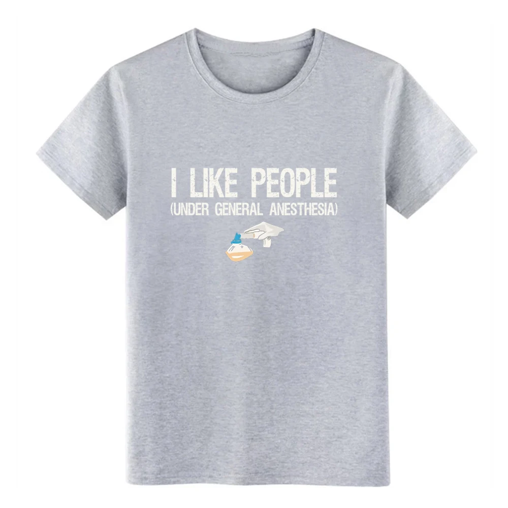 Футболка с надписью i like people u nder general anesthesia дизайнерская футболка круглым вырезом