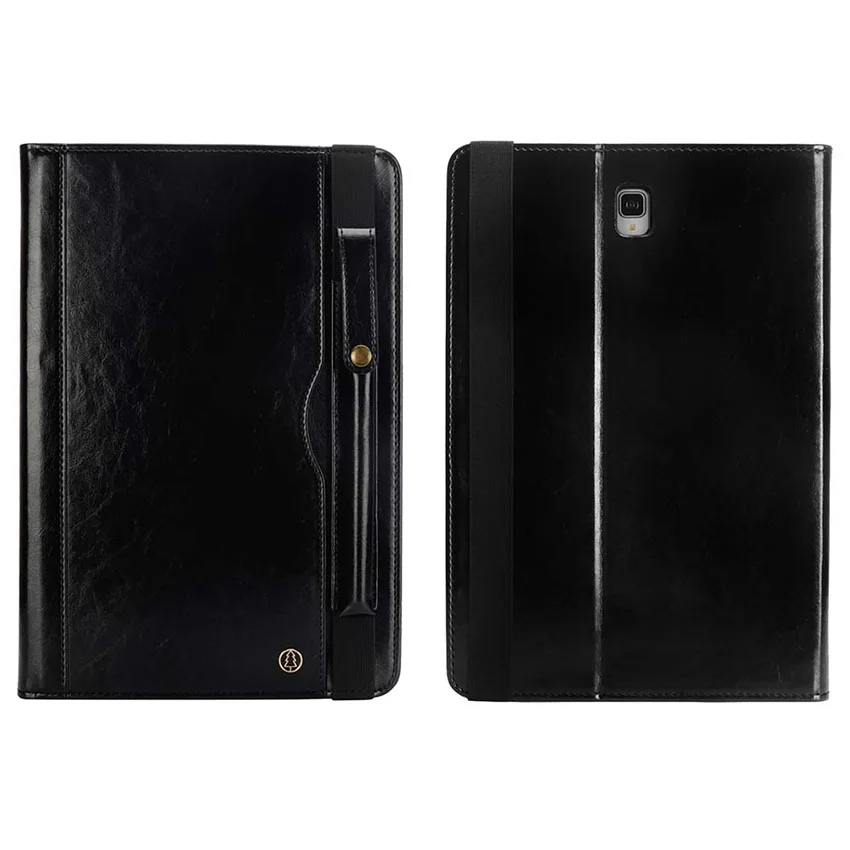 Case for Samsung Galaxy Tab S4 10.5 inch SM-T830 T835 With Pencil Holder Leather Flip Case Card Slot Smart Cover Sleep Awake Up (78)