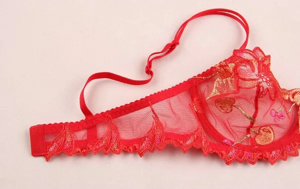 Free shipping Ultrathin embroidery lace bra bra brief sets women bra set sexy bra set women underwear set 31