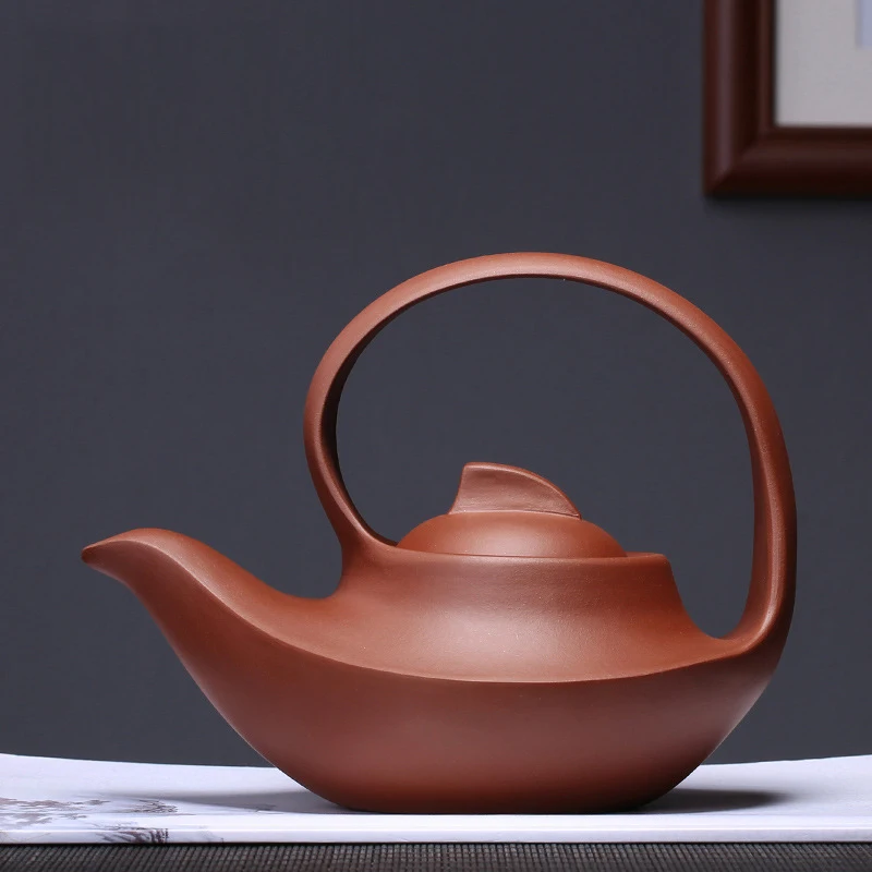

PINNY YiXing Purple Clay Teapot 560ml Qingshui Mud Tea Pot Chinese Kung Fu Tea Accessories Tea Ceremony Set Purple Sand Crafts