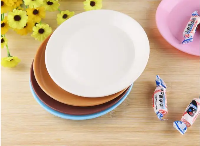 

1PC New Japanese PP Plastic Plate Dish Multi-function Plastic Food Fruits Dish Snack Dessert Plate Tray LF 117