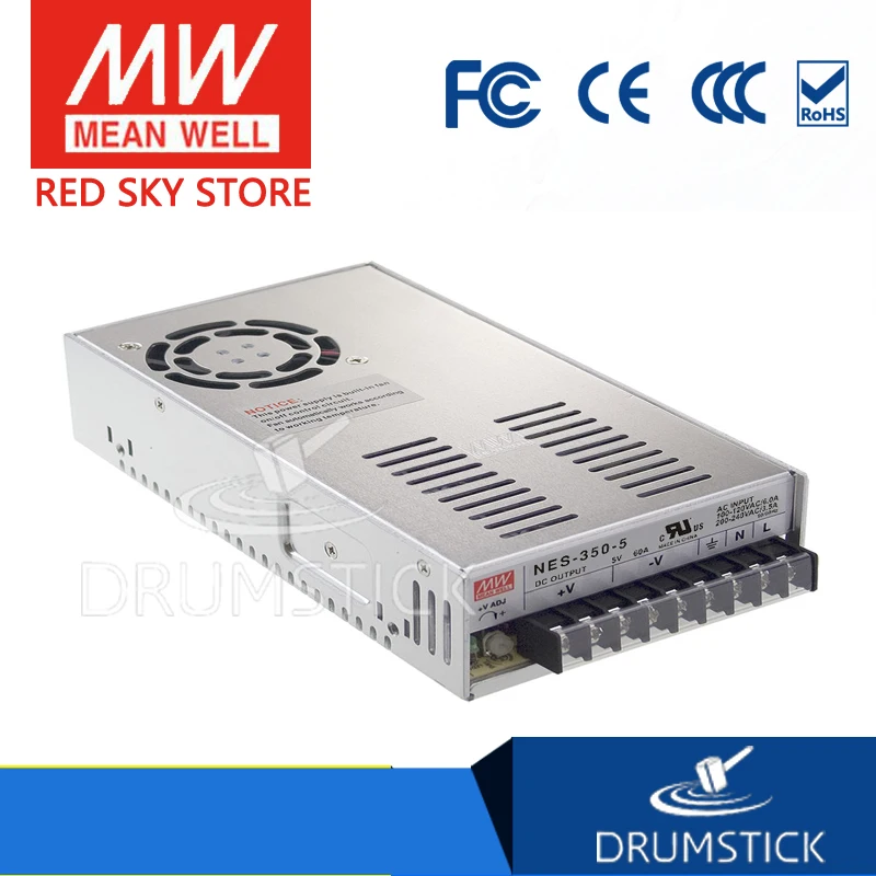 

MEAN WELL NES-350-7.5 7.5V 46A meanwell NES-350 7.5V 345W Single Output Switching Power Supply