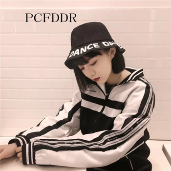 

PCFDDR Fashion Letter Printed Cap Female Outdoor Student Sunshade Fisherman's Cap in Spring and Summer.